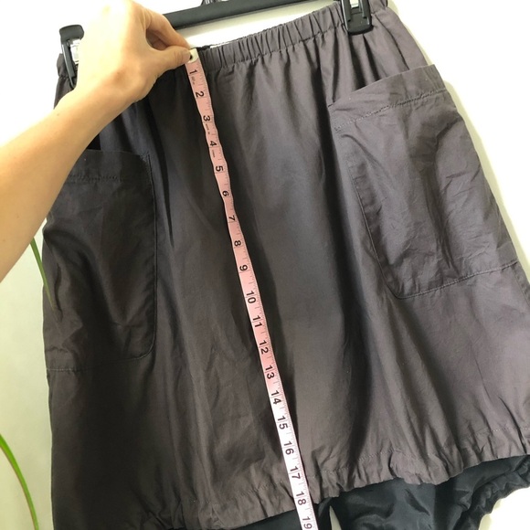 SILENCE AND NOISE Women’s Dark Brown Bubble Hem Mini Skirt Asymmetrical Size S - Picture 8 of 10